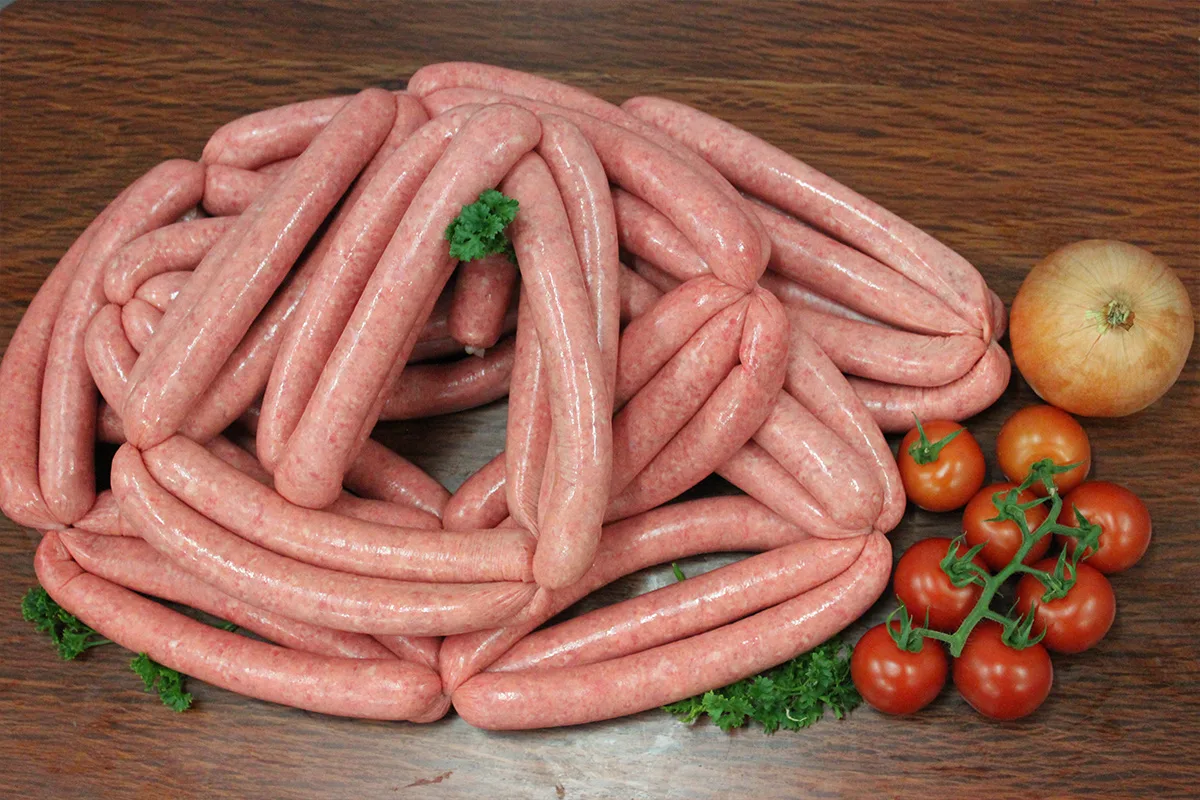 Steak And Mushroom Sausages (Gluten free)